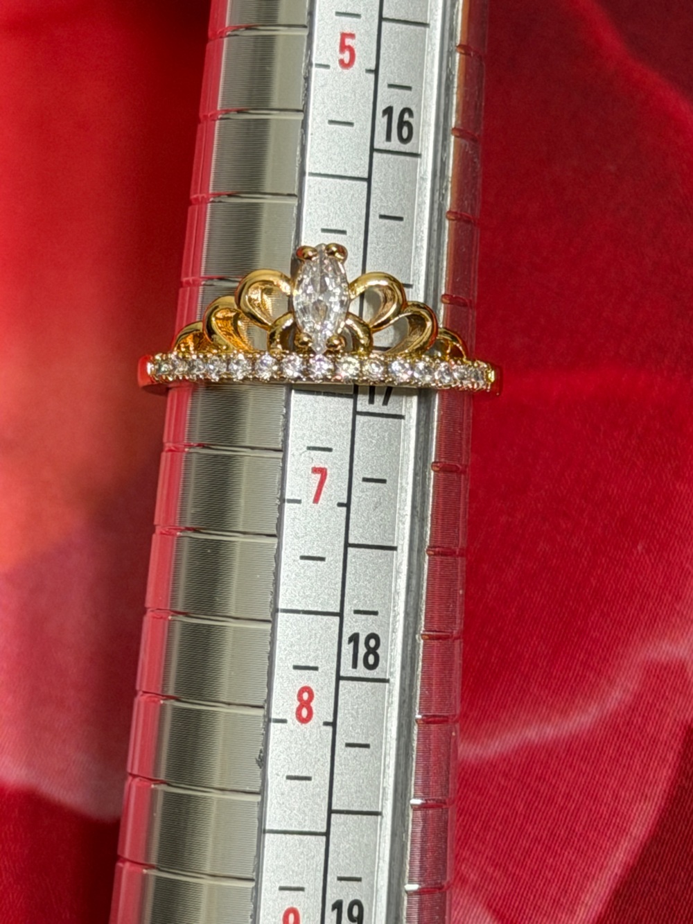 Pretty Bird 18k Rose Gold Plated Tiara Ring - Women Jewelry, size 7 - Picture 5 of 6